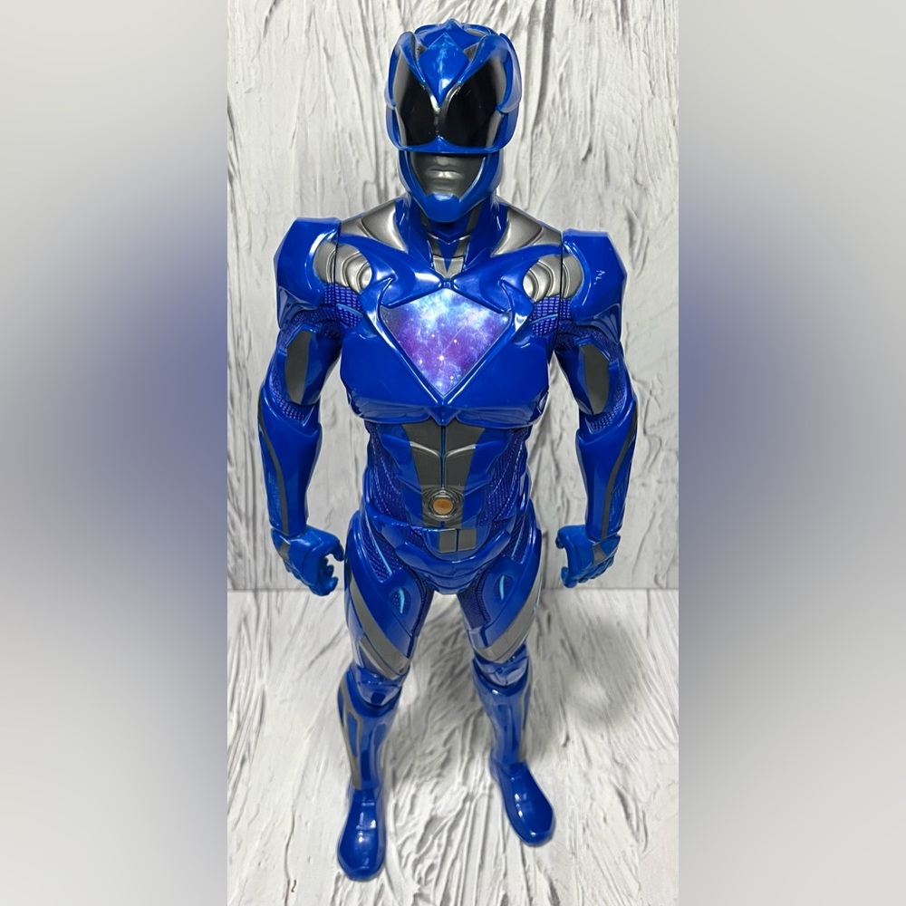 2016 Jakks Pacific 20 Inch Blue Power Ranger w/Articulating Neck/Arms